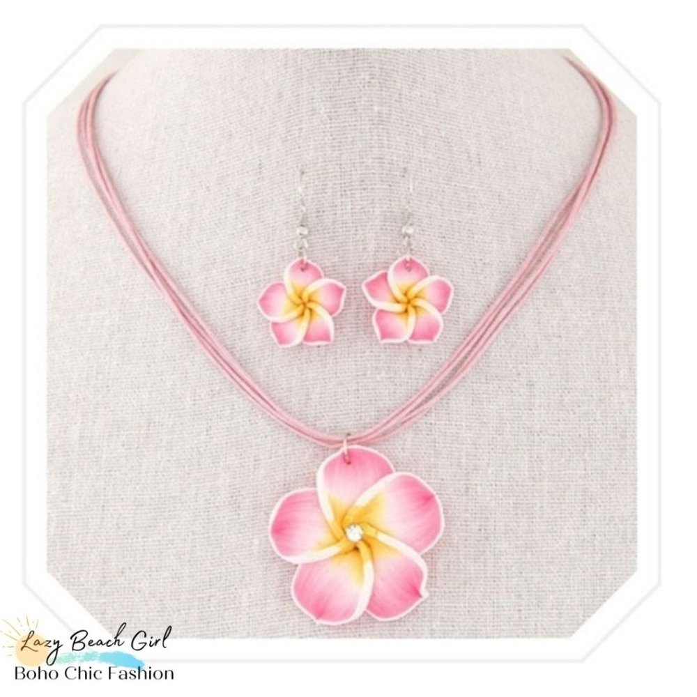 Floral Summer Necklace Set